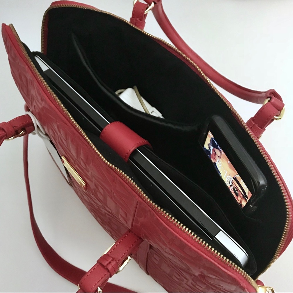 Gorgeous 13” MacBook 100% Red Leather Laptop Bag - Picture 5 of 8